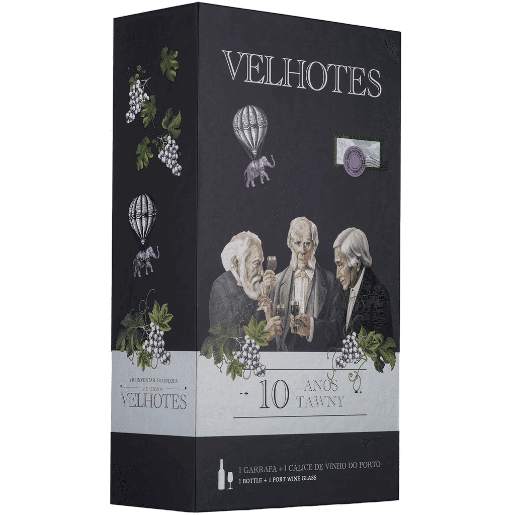 10 Anos Vinho do Porto com Cálice - VELHOTES