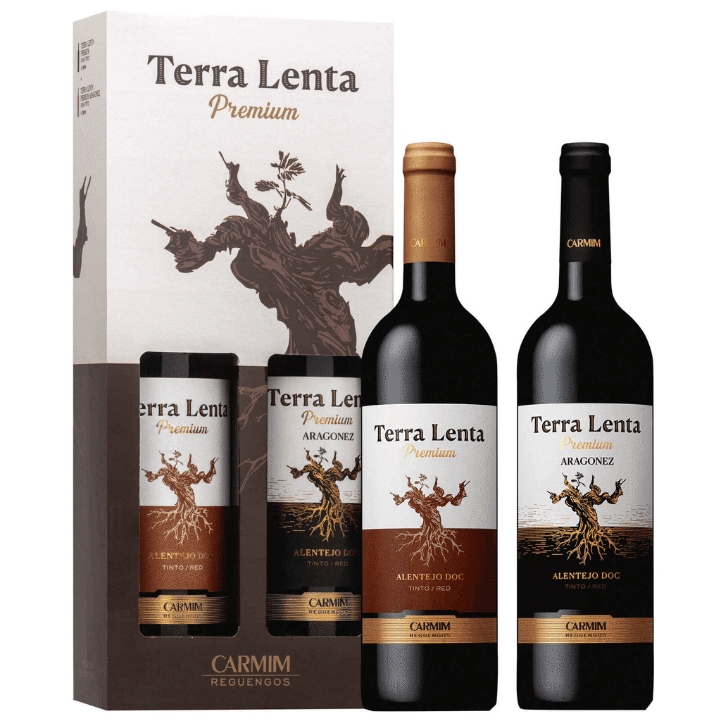 Premium e Aragonês Alentejano Vinho Tinto Conjunto - TERRA LENTA