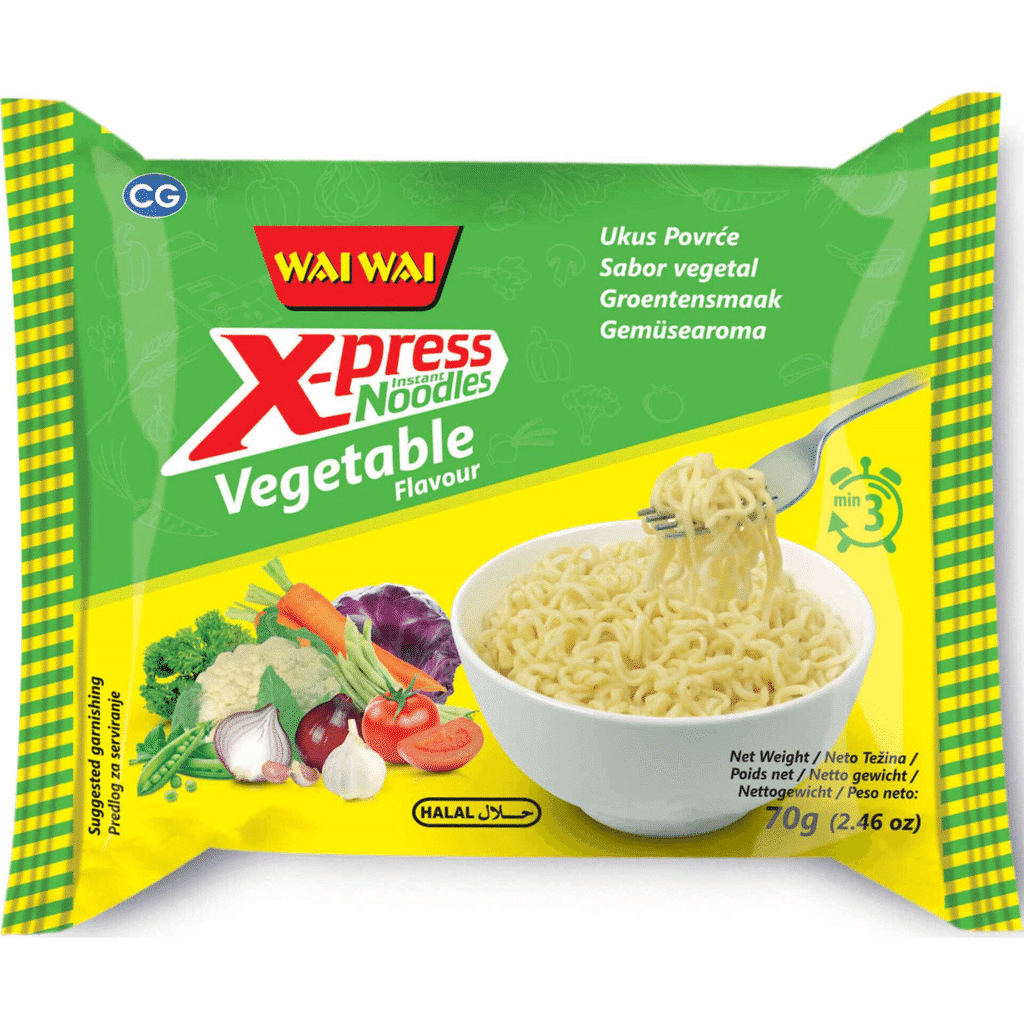 Noodles de Vegetais X-press - WAI WAI