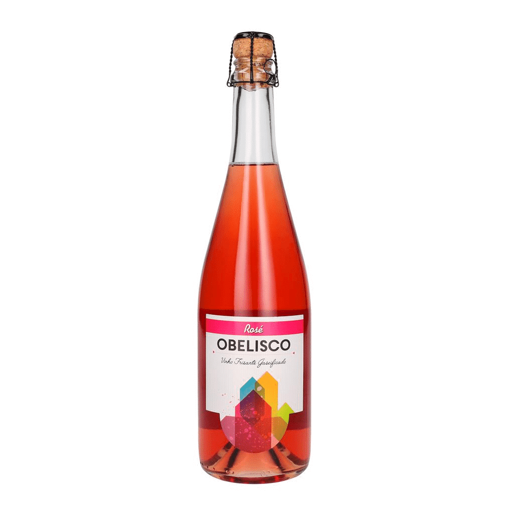 Vinho Rosé Frisante, Região do Tejo, garrafa 75 cl - OBELISCO