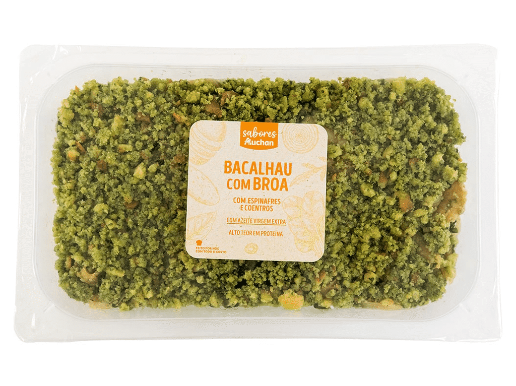Bacalhau Com Broa 900 G - SABORES AUCHAN