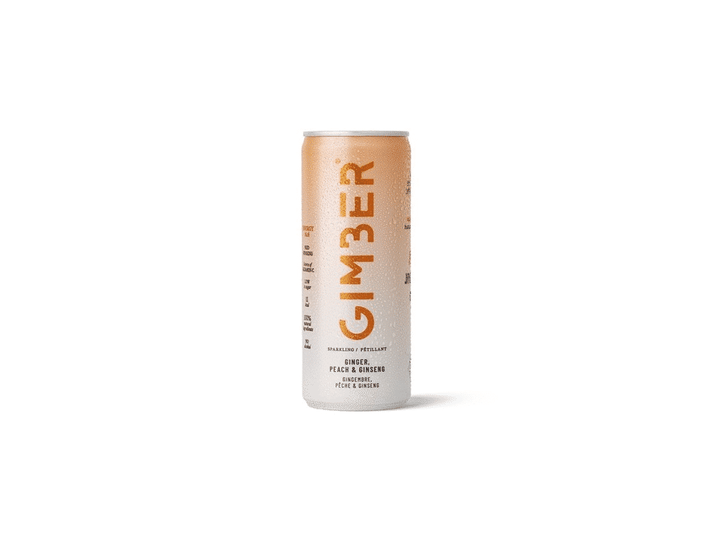 Bebida Gaseificada Pêssego & Ginseng 250ml - GIMBER