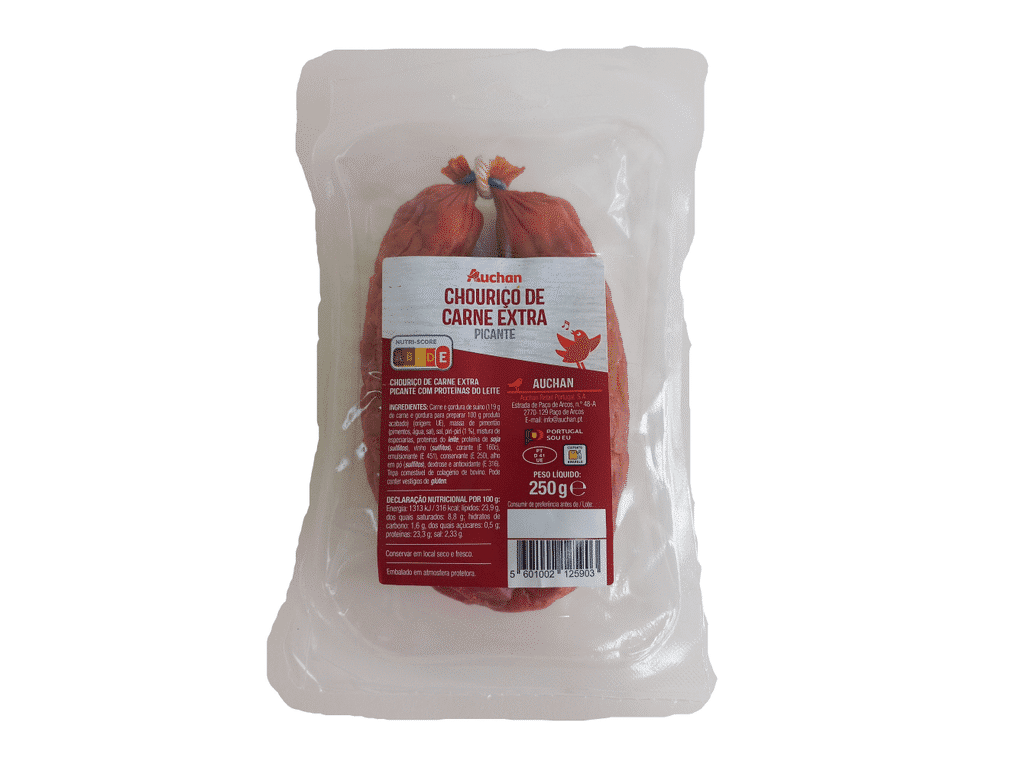 Chouriço Carne Extra Picante 250g - AUCHAN