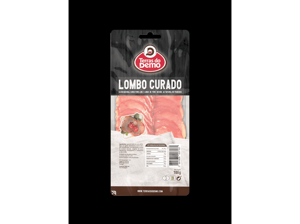 Lombo Curado Fatiadao 100gr - TERRAS DEMO