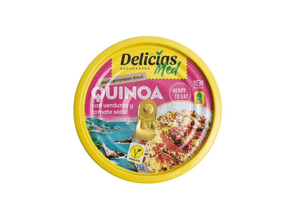 Salada De Quinoa Legumes Assados 250g - DELICIAS MED