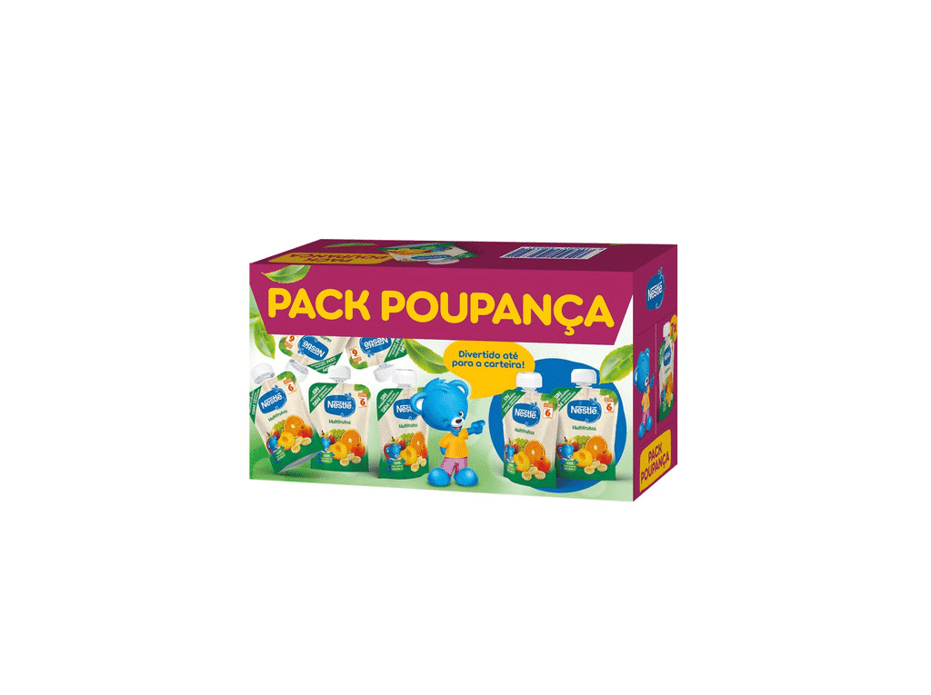 Saqueta Multipack Multifrutas 7x90g - NESTLÉ