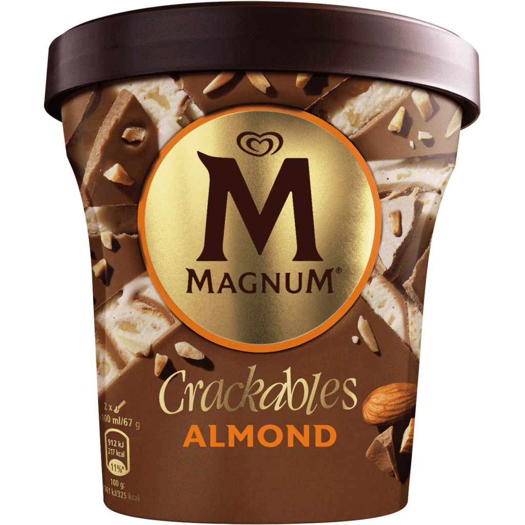 Gelado Baunilha e Amêndoa - MAGNUM