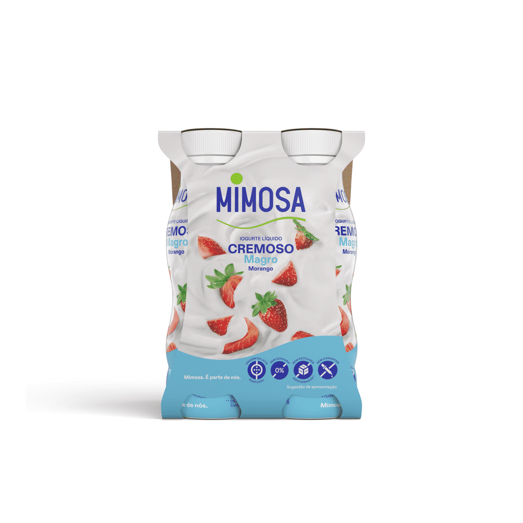 Iogurte Líquido Cremoso Magro Morango - MIMOSA