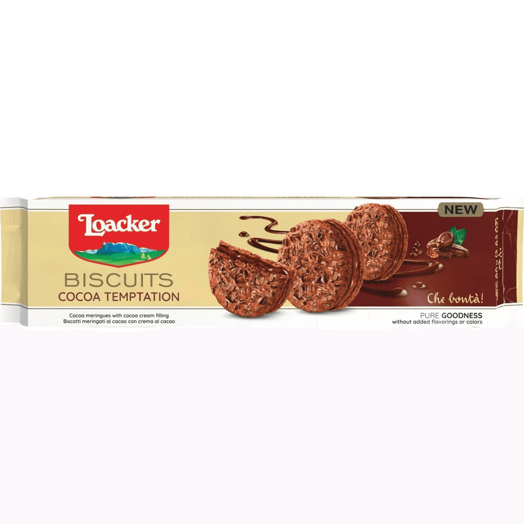Biscoitos de Cacau Temptation - LOACKER