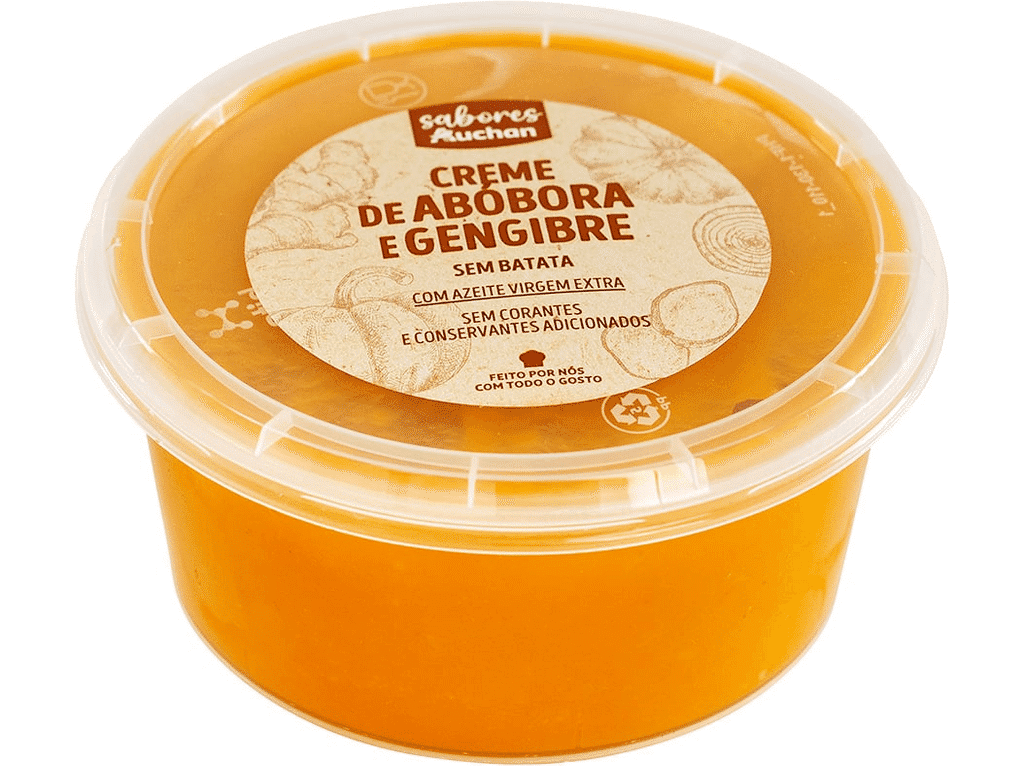 Creme De Abóbora E Gengibre Sem Batata 400 G - SABORES AUCHAN