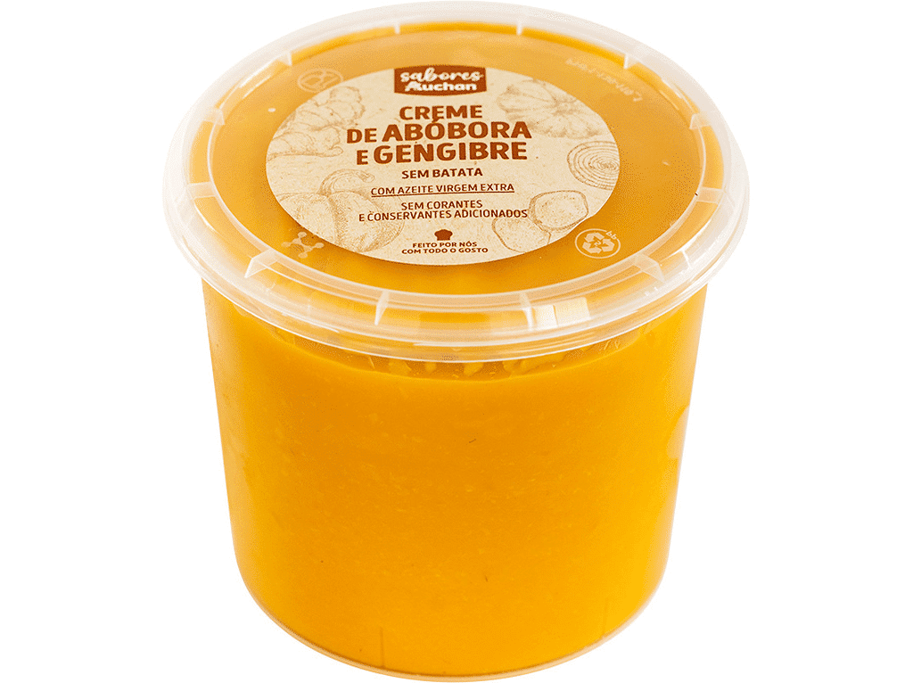 Creme De Abóbora E Gengibre Sem Batata 900 G - SABORES AUCHAN