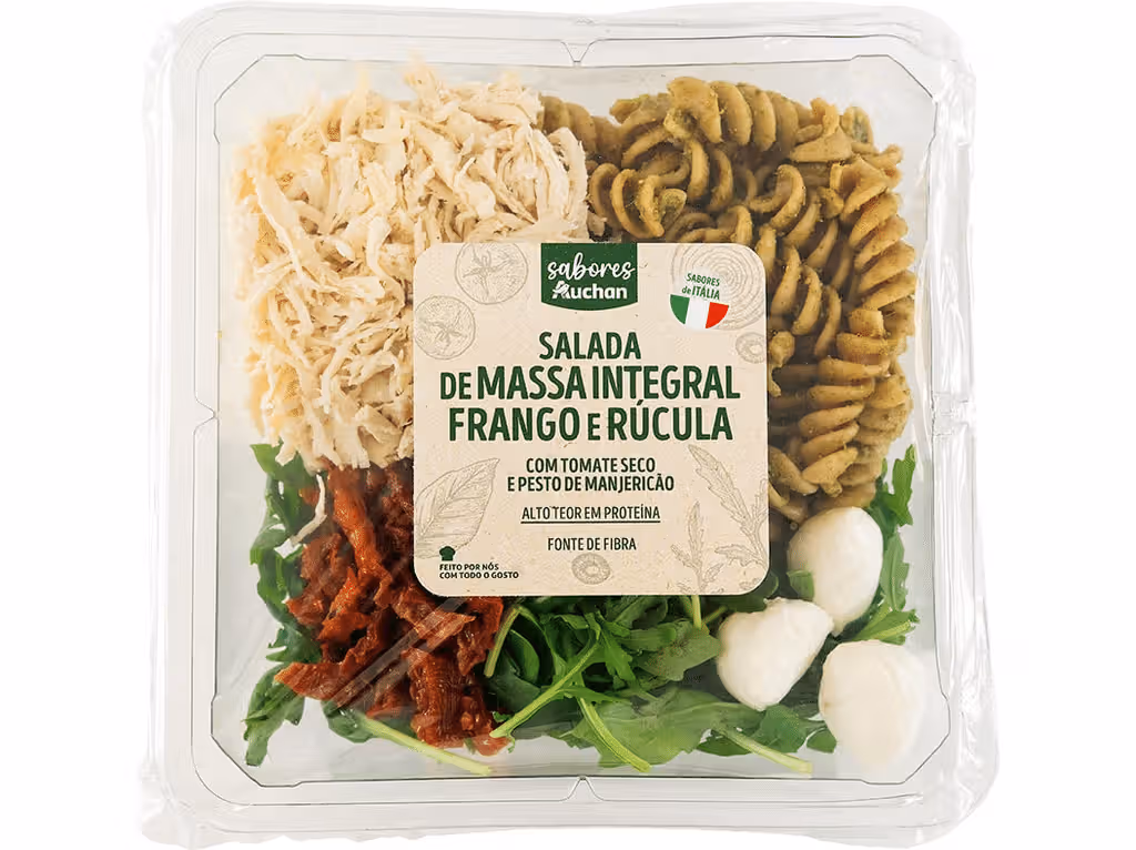 Salada De Massa Integral Frango E Rúcula 260 G - SABORES AUCHAN