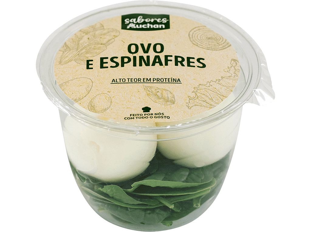 Ovo E Espinafre 100 G - SABORES AUCHAN