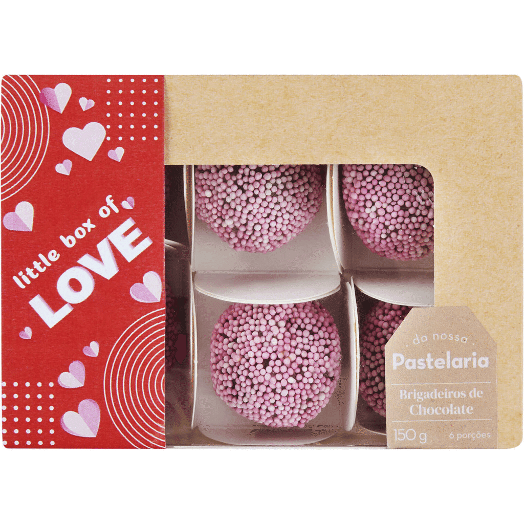 Brigadeiros Dia dos Namorados -