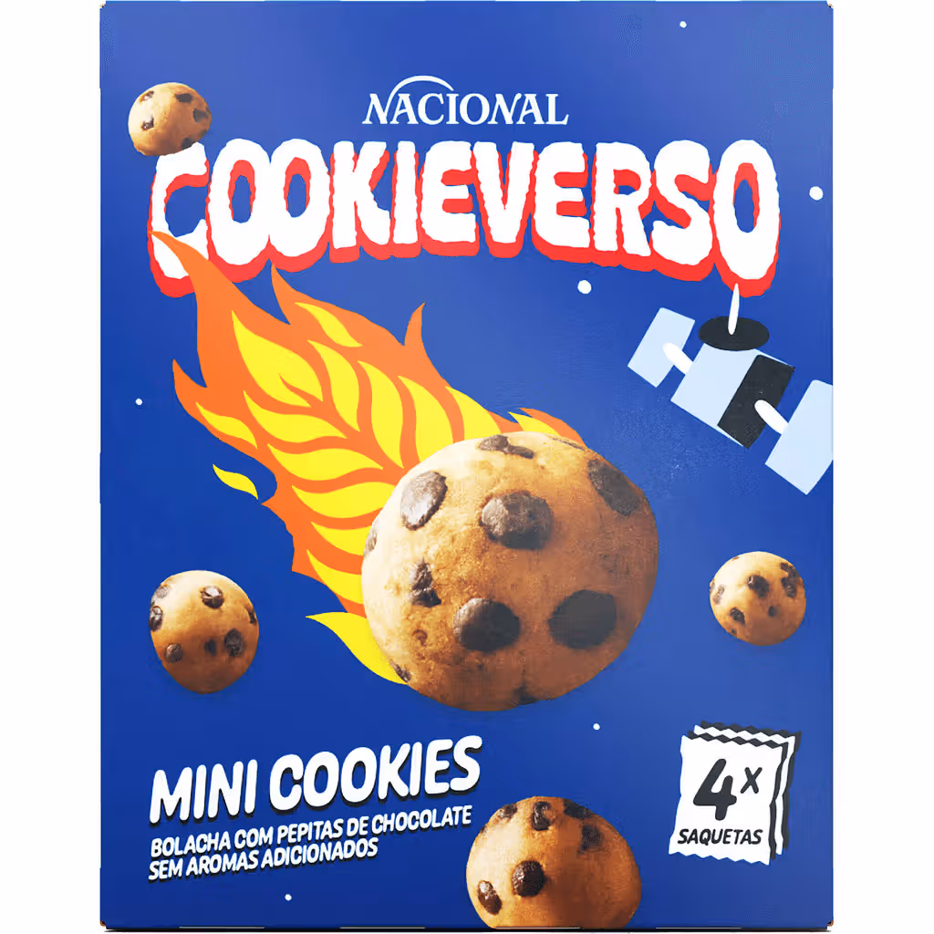 Bolachas Cookies Mini Cookieverso - NACIONAL