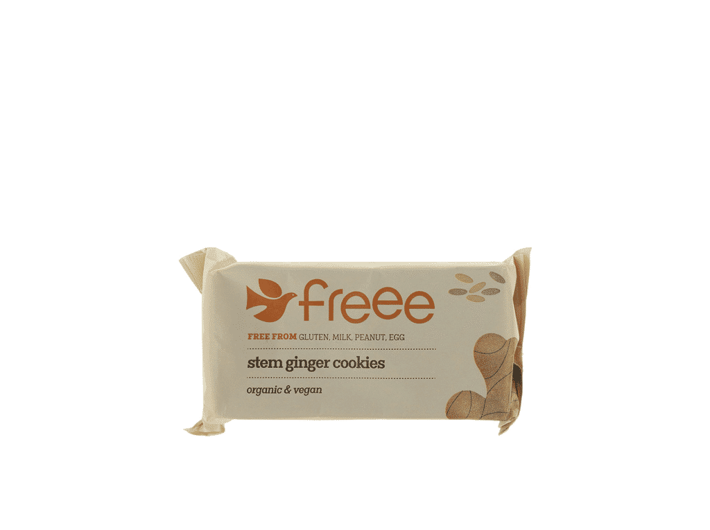 Bolachas Bio Gengibre S/ Glúten 150g - DOVES FARM