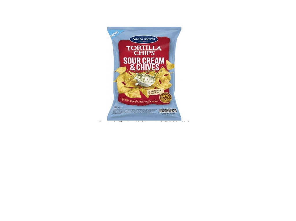 Tortillas Sour Cream 185g - SANTA MARIA