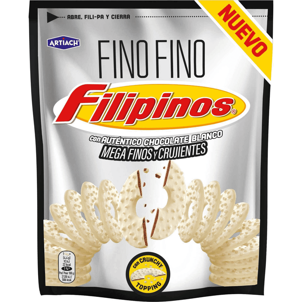 Bolacha Fina de Chocolate Branco - FILIPINOS