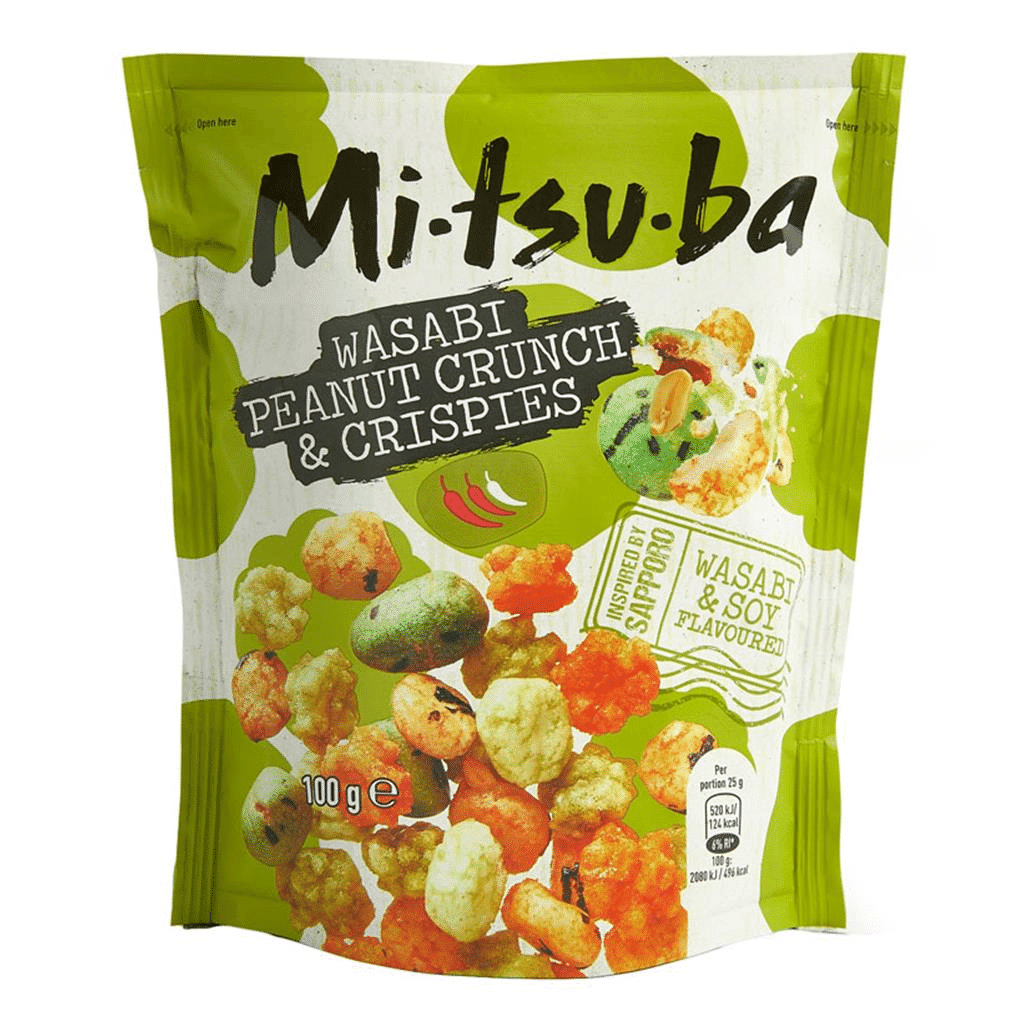 Amendoa com Wasabi & Crispies, 100g - MITSUBA