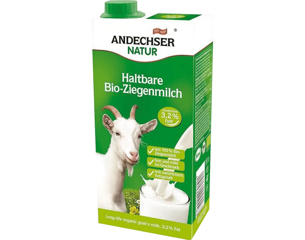 Leite Biológico Cabra 1l - ANDECHSER