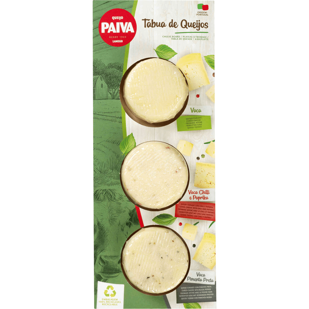 Tábua de Queijos de Vaca Especiarias - PAIVA