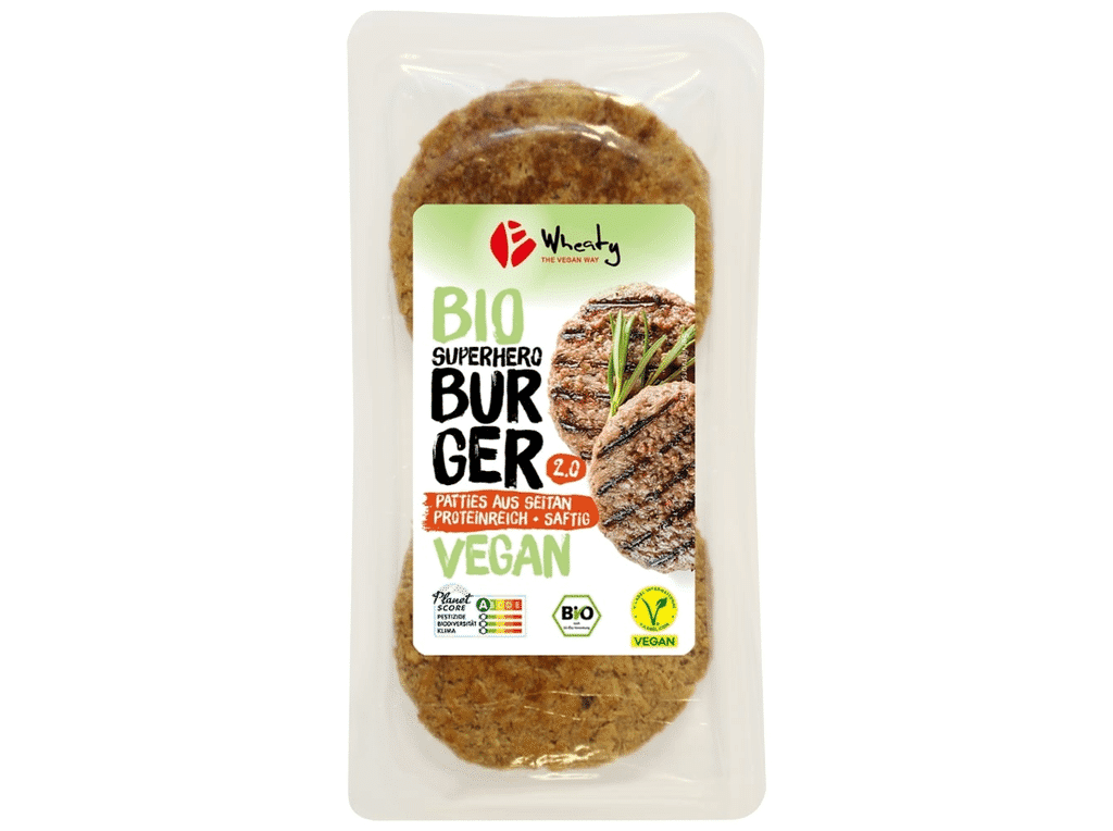 Hambúrguer Vegan 180g - WHEATY SUPER HERO