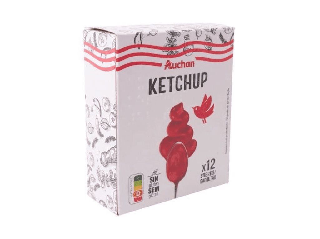 Ketchup Monodoses 144 G (12x12g) - AUCHAN