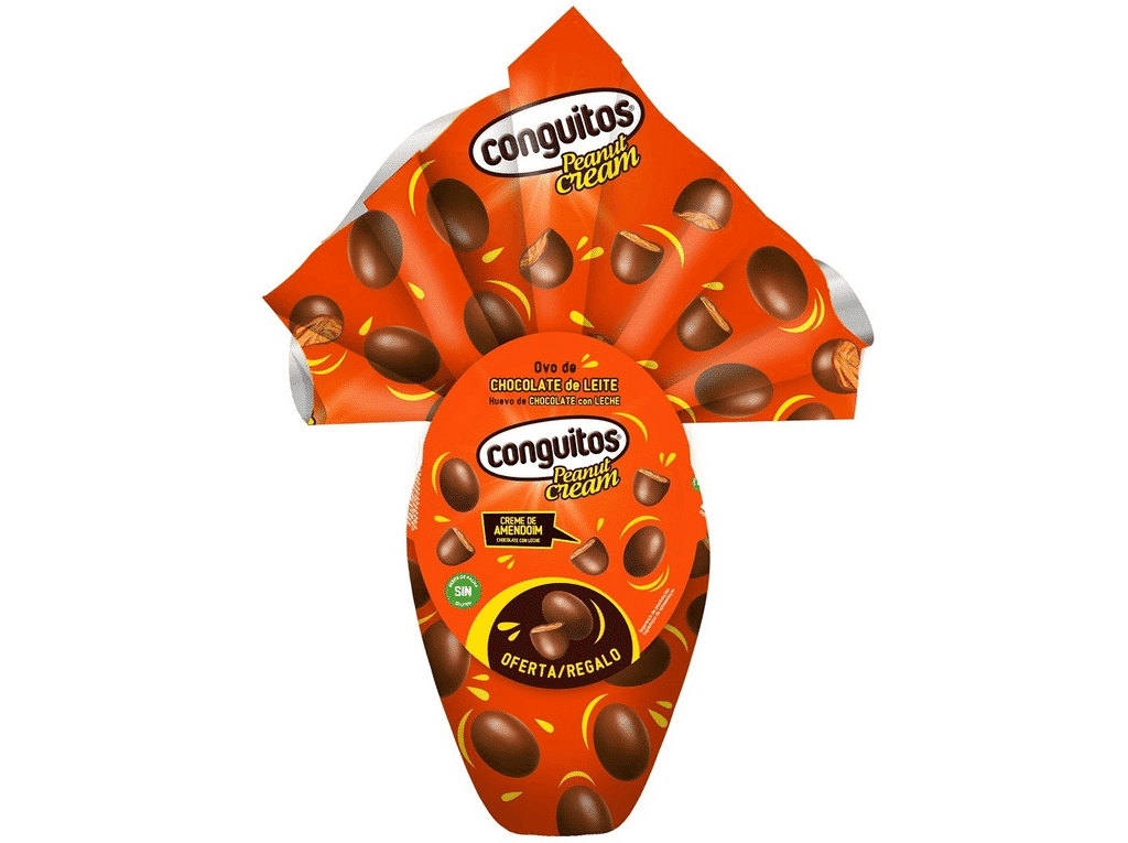 Ovo De Chocolate Peanut Cream 168g - CONGUITOS