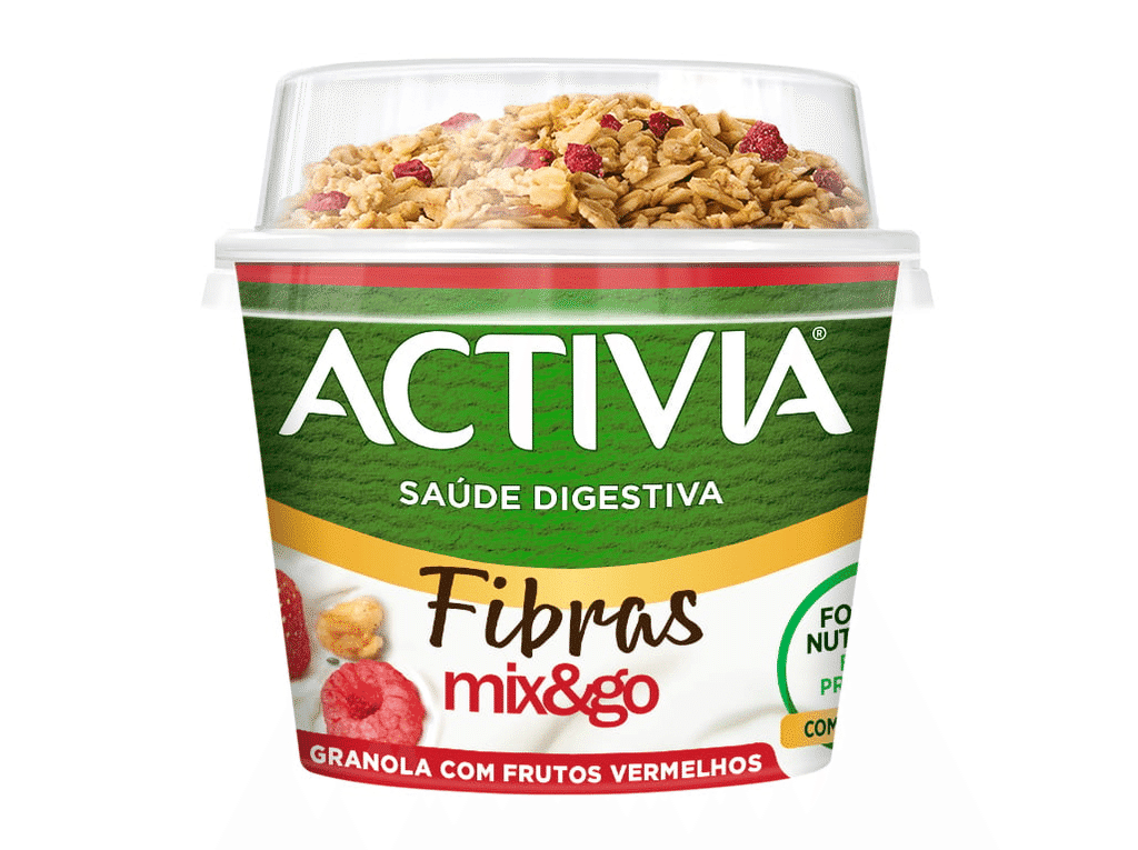 Bifidus Topper Granola Frutos Vermelhos 165g - ACTIVIA