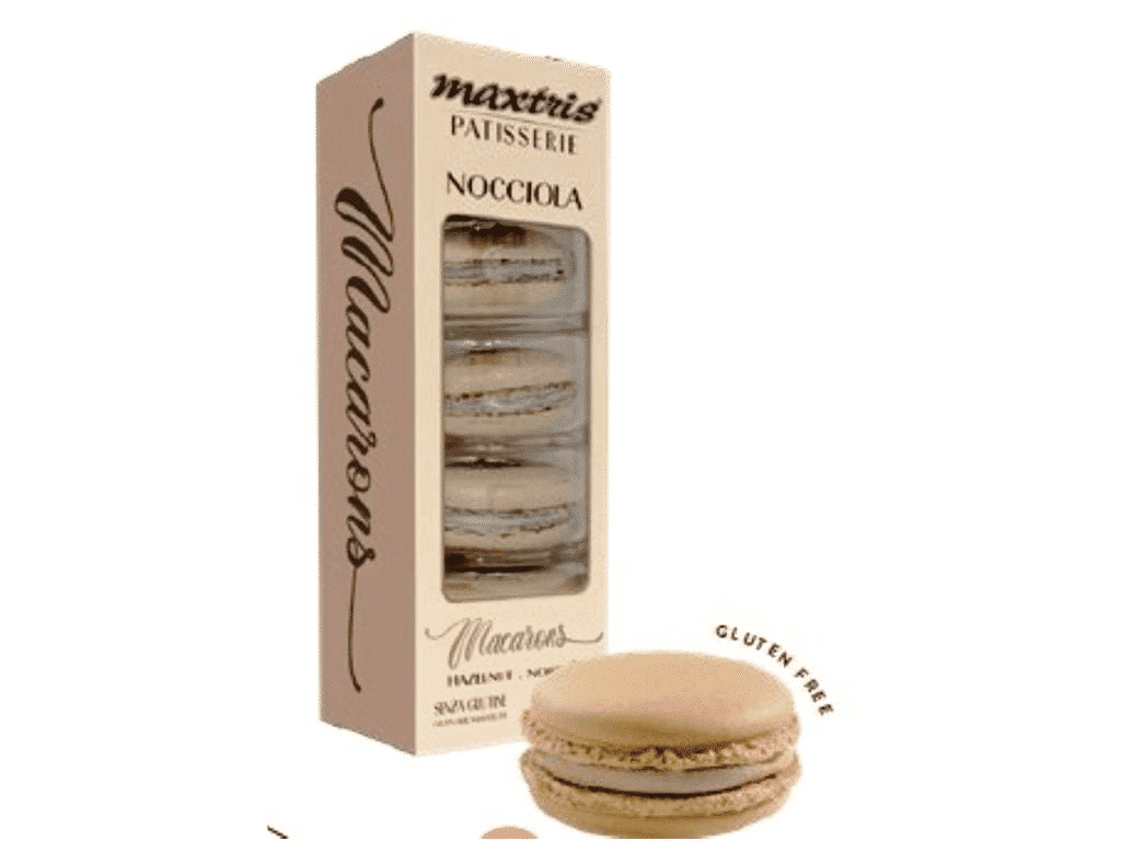 Macarrons Avelã 70g - MAXTRIS