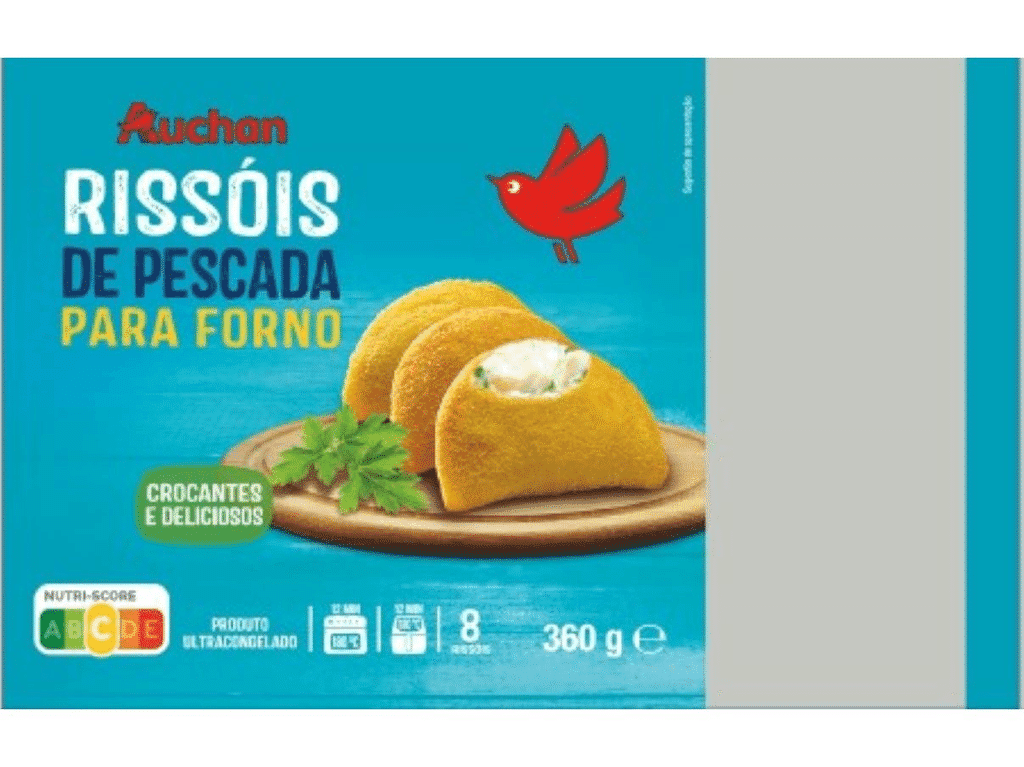 Rissóis De Pescada Forno E Air-fryer 8un 360g - AUCHAN