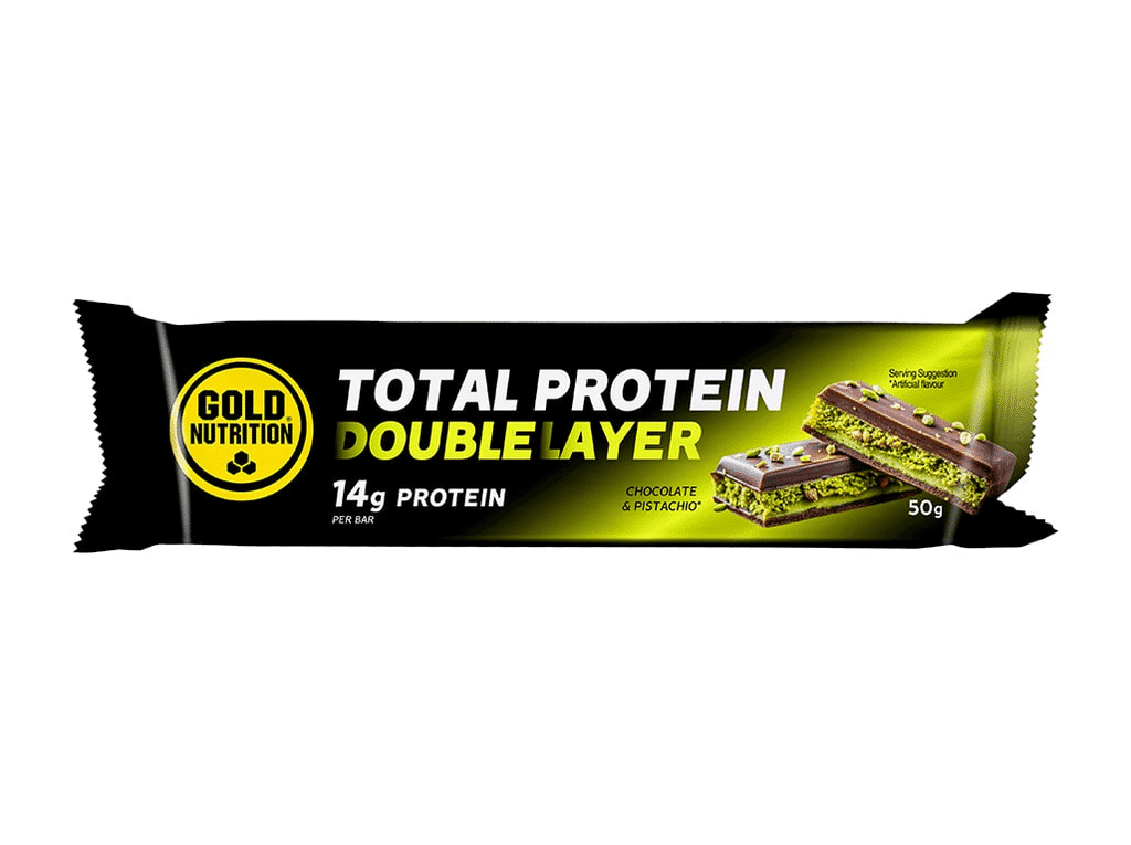 Barra Layer Proteina Choc & Pistachio 50g - GOLDNUTRITION