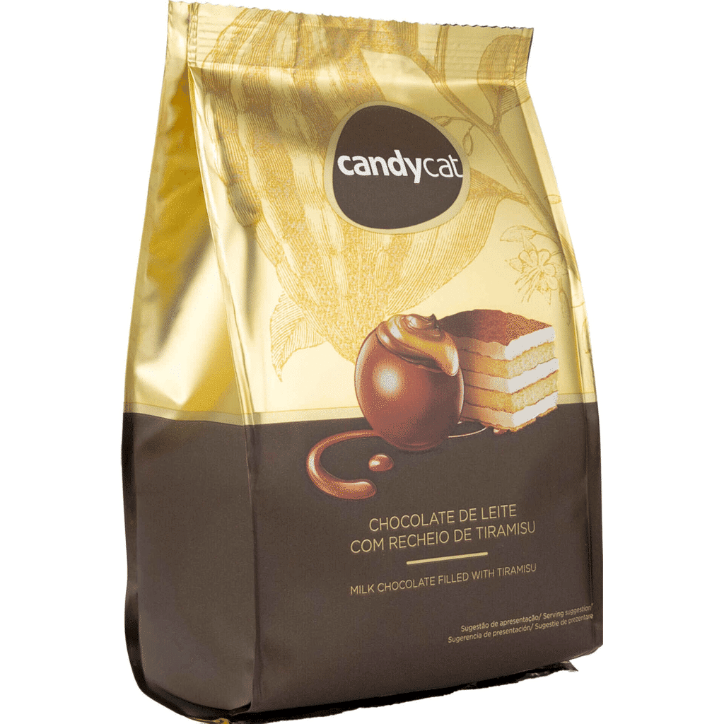 Bombons de Chocolate de Leite com Recheio de Tiramisu - CANDYCAT
