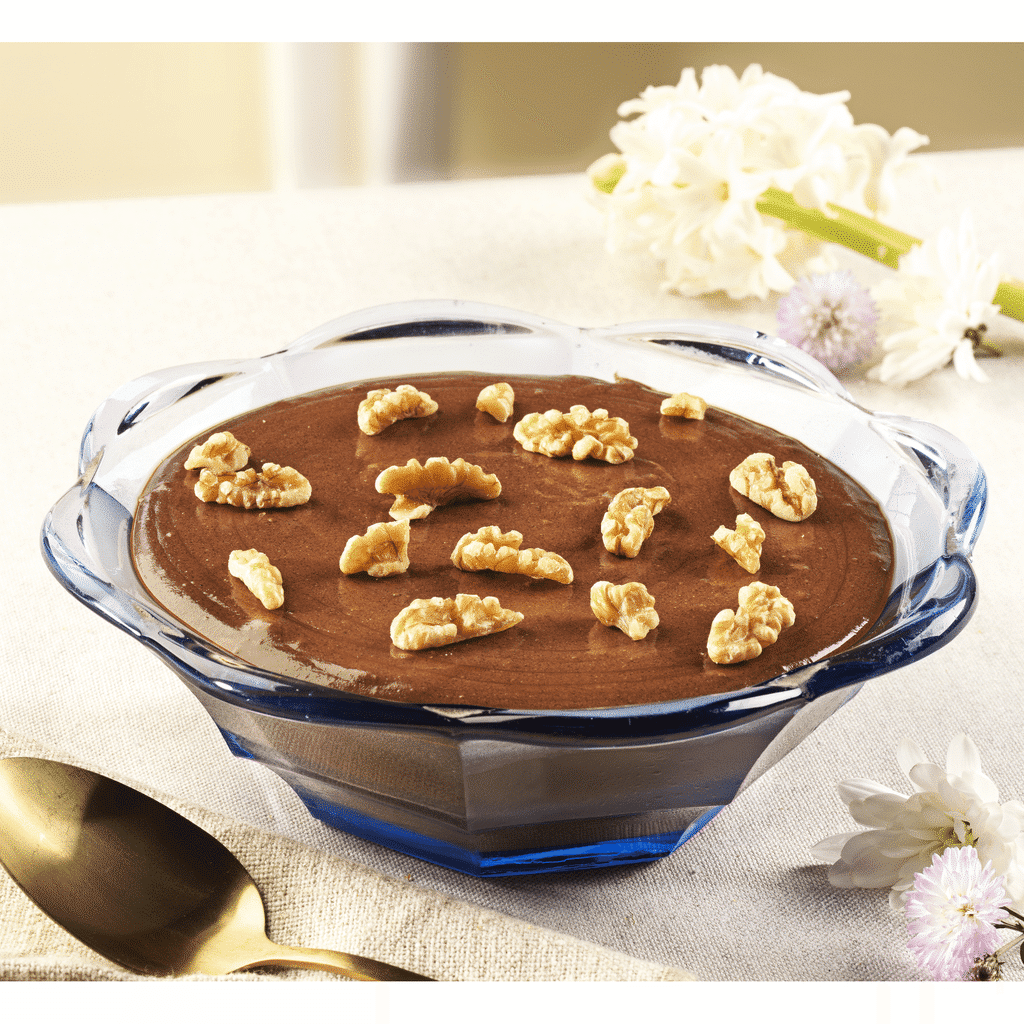 Mousse de Chocolate com Noz - COZINHA CONTINENTE