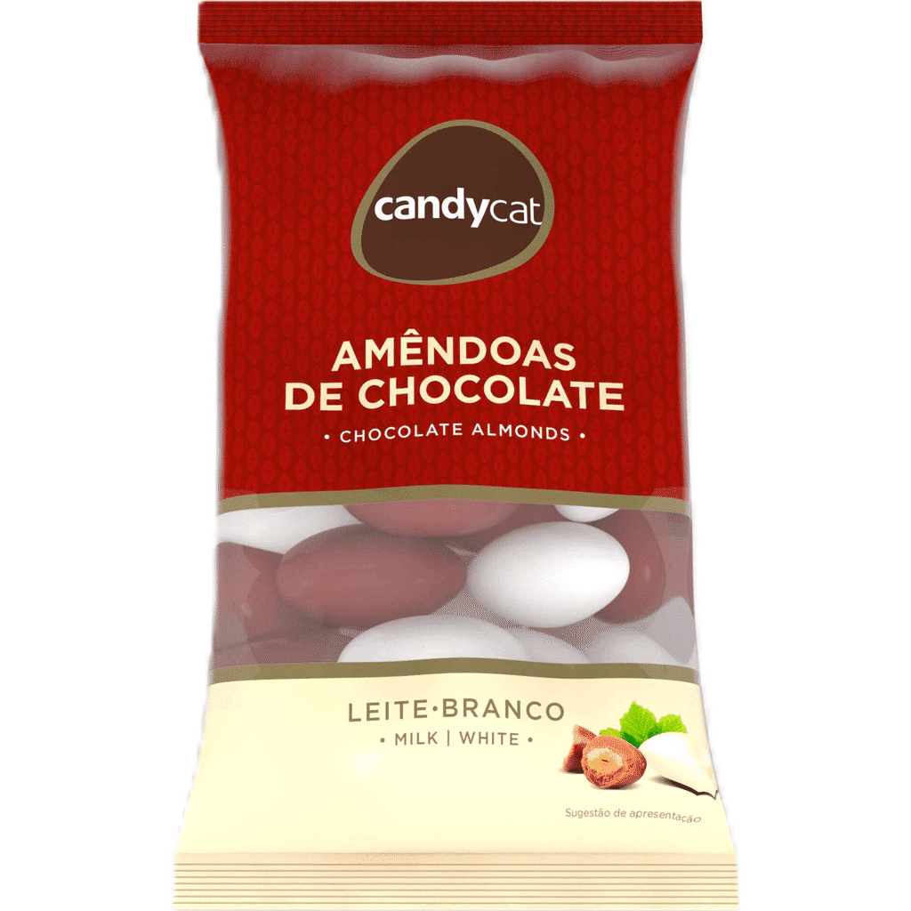Amêndoas de Choclate de Leite e Branco - CANDYCAT