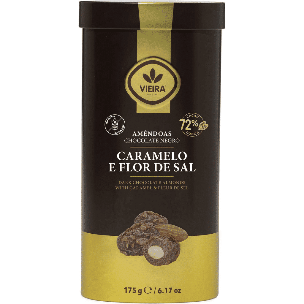 Amêndoas Caramelo com Flor de Sal Lata - VIEIRA