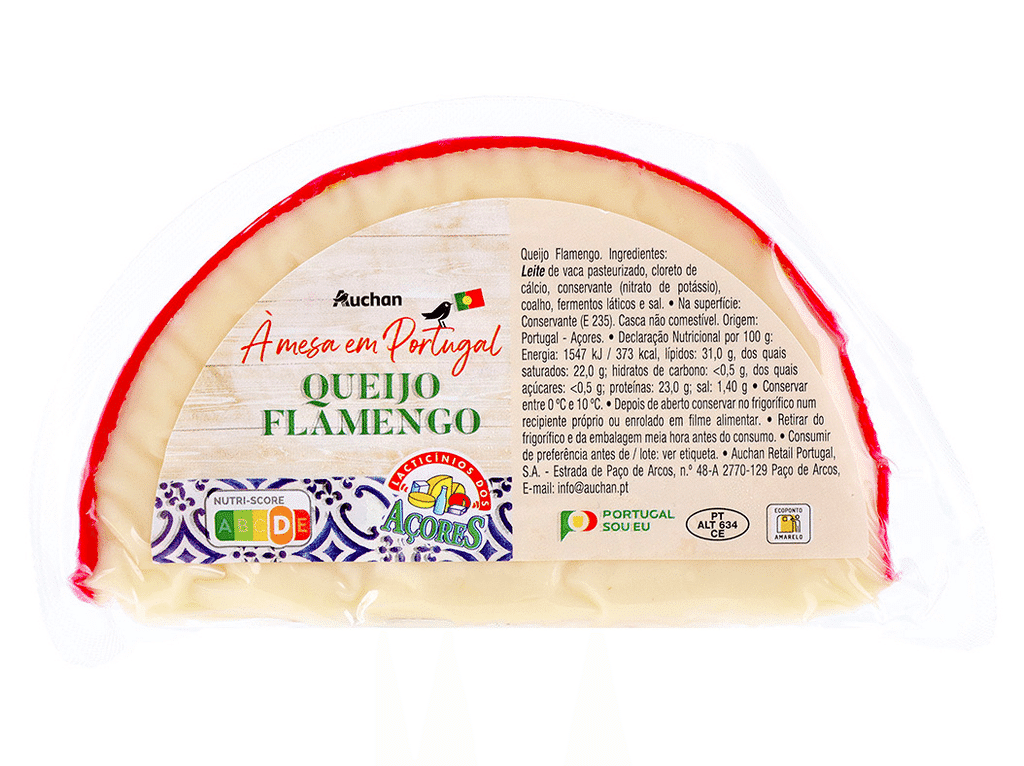 Queijo Flamengo À Mesa Em Portugal 1 / 4 Açores Un - AUCHAN