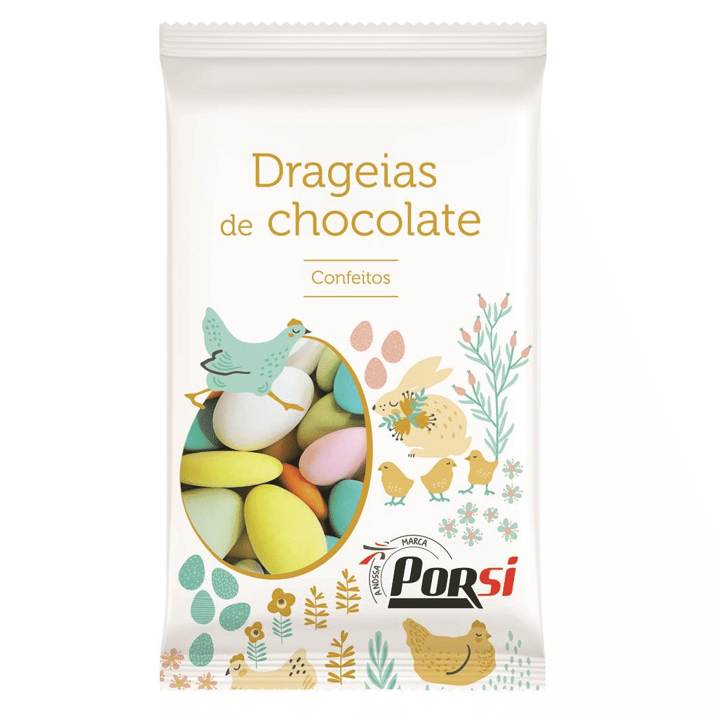 Drageias De Chocolate, 180g - PORSI