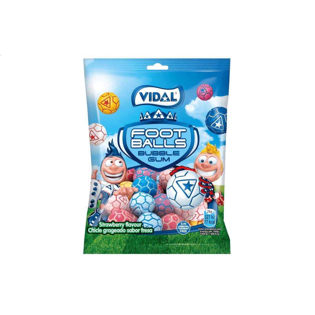 Gomas Bolas Futebol 90g - VIDAL