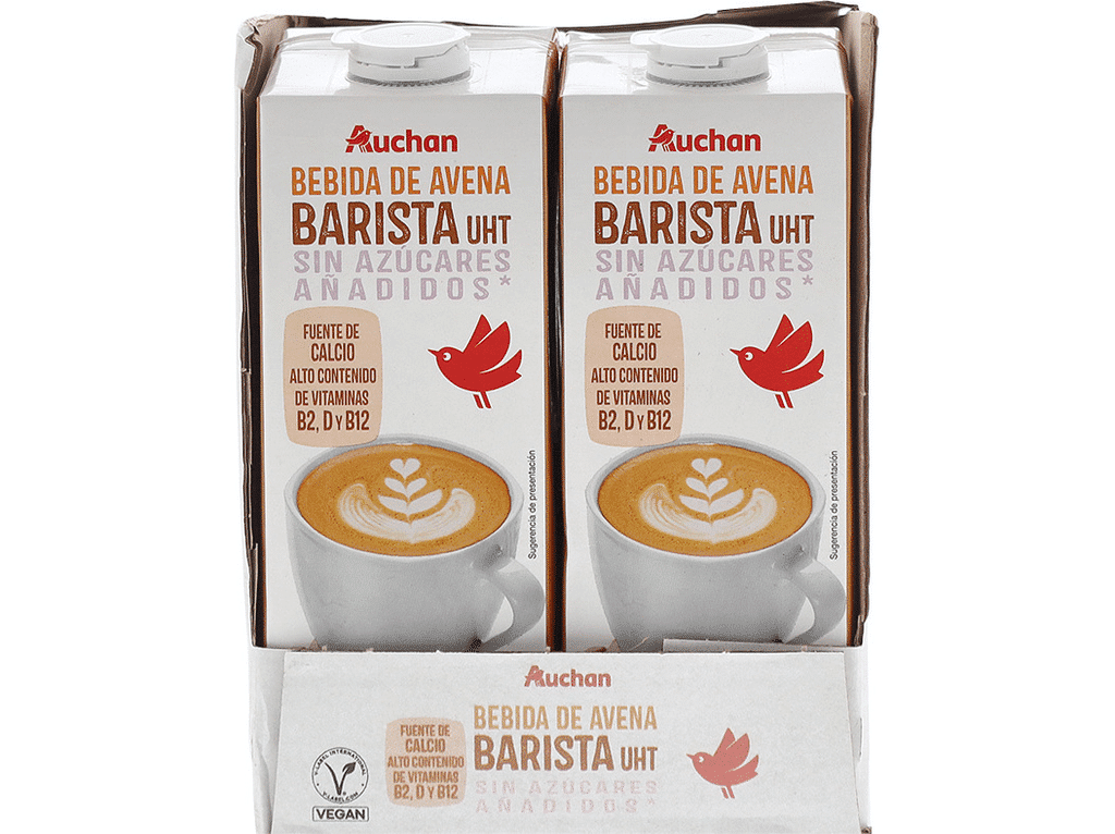 Bebida Aveia Uht Barista Sem Adição De Açúcares 6x1l - AUCHAN