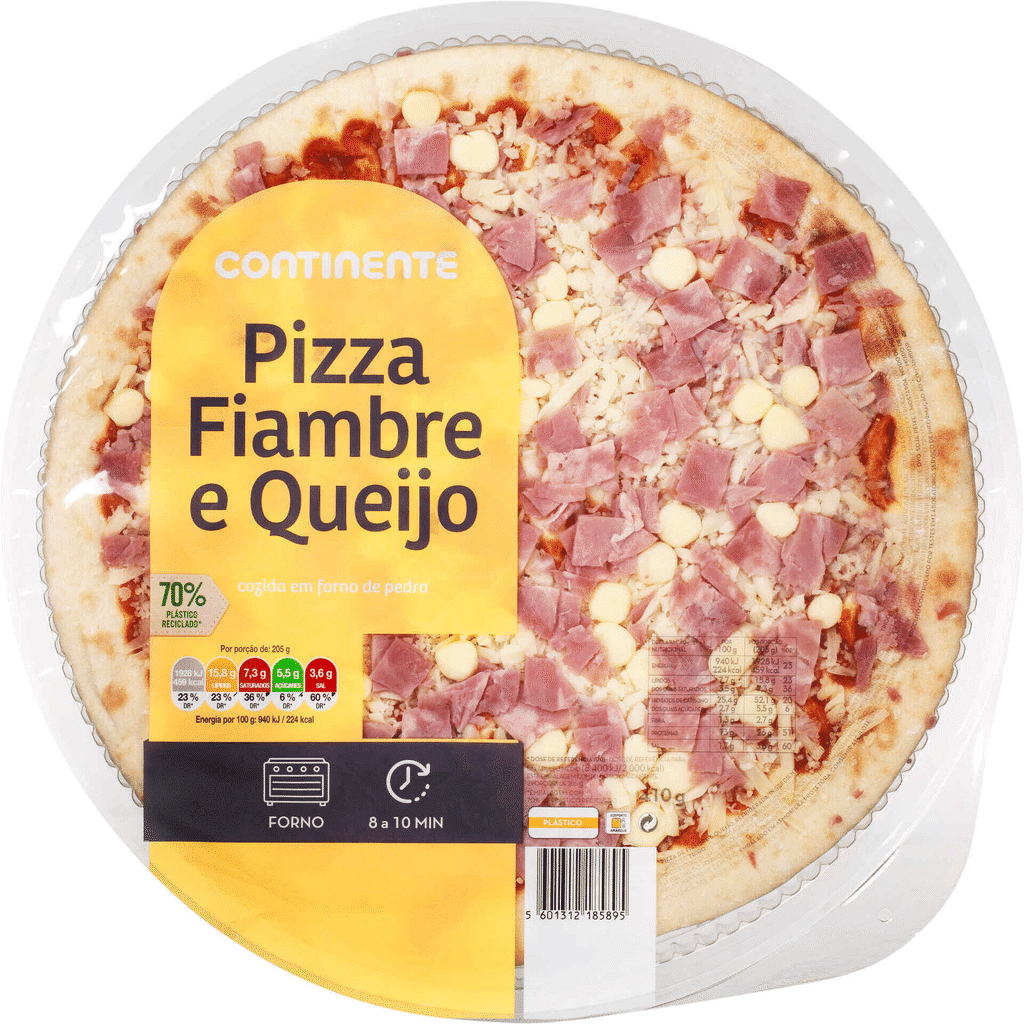 Pizza de Fiambre e Queijo - CONTINENTE