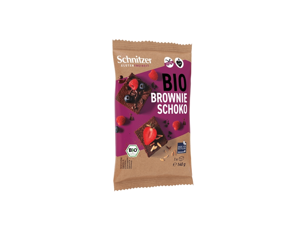 Brownie Chocolate Sem Glúten Bio 140 G - SCHNITZER