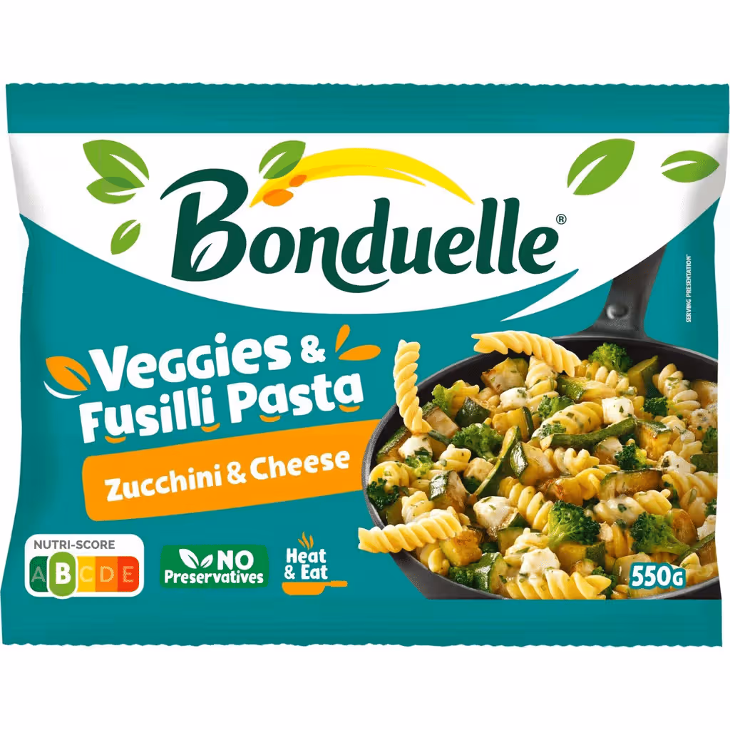 Fusilli Courgete e Queijo - BONDUELLE