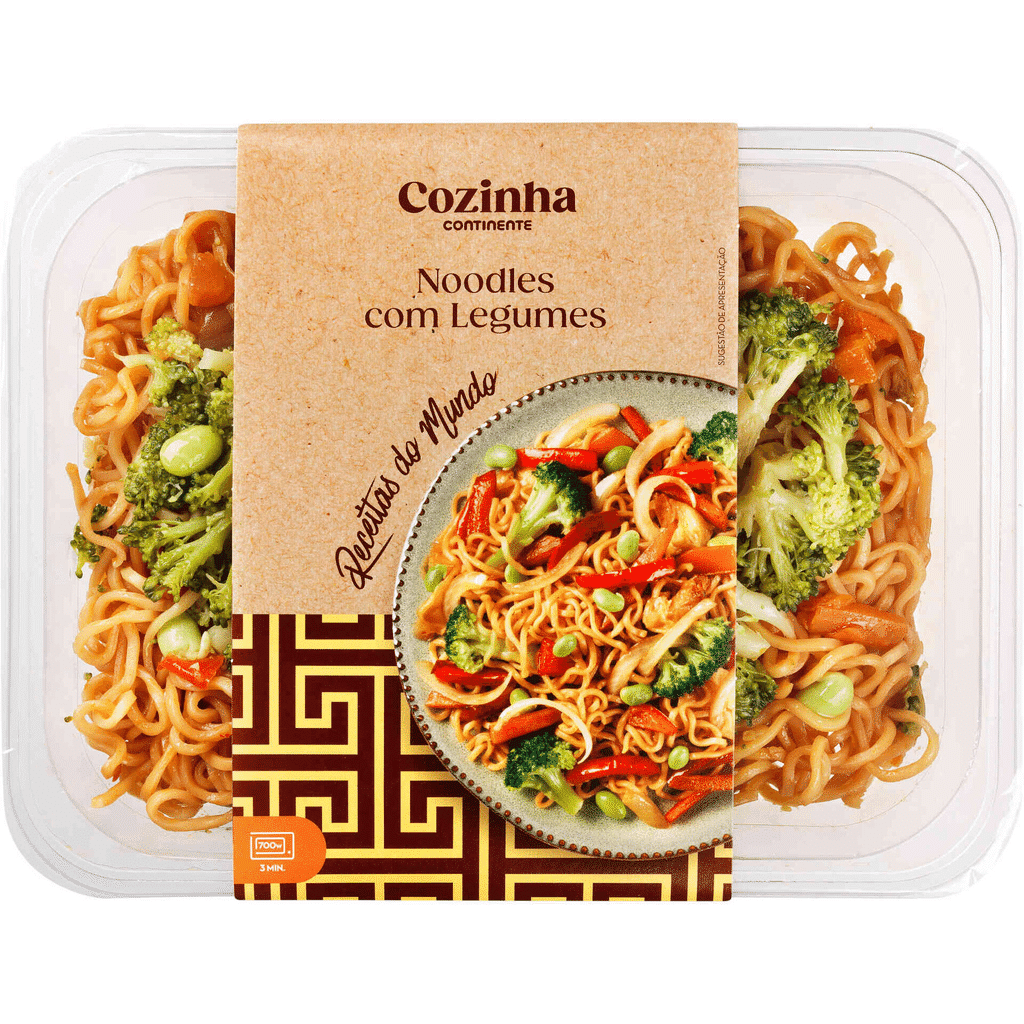 Noodles com Legumes - COZINHA CONTINENTE