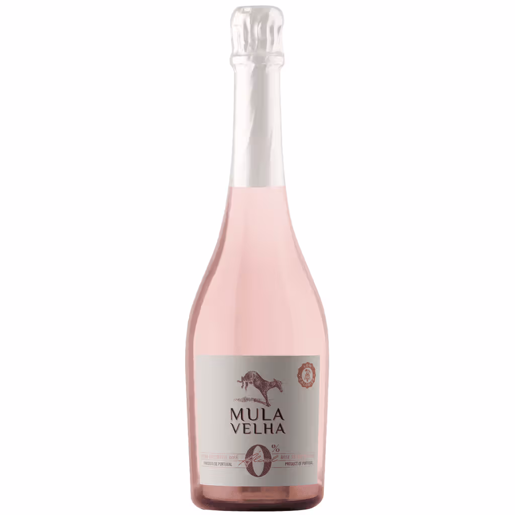 0% Espumante Rosé Sem Álcool - MULA VELHA