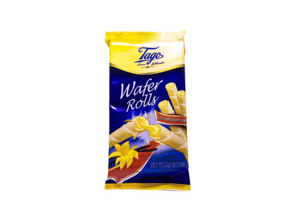 Waffers Rolinhos Com Baunilha 150g - TAGO