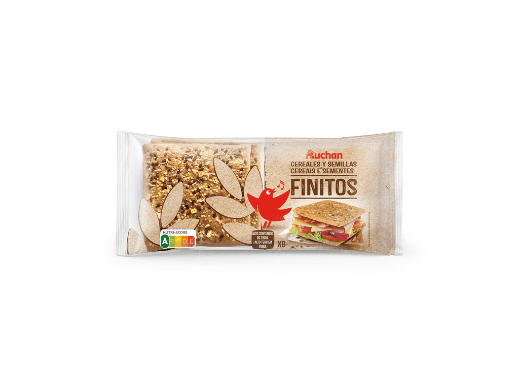 Finitos Cereais E Sementes 310g(8x39g) - AUCHAN
