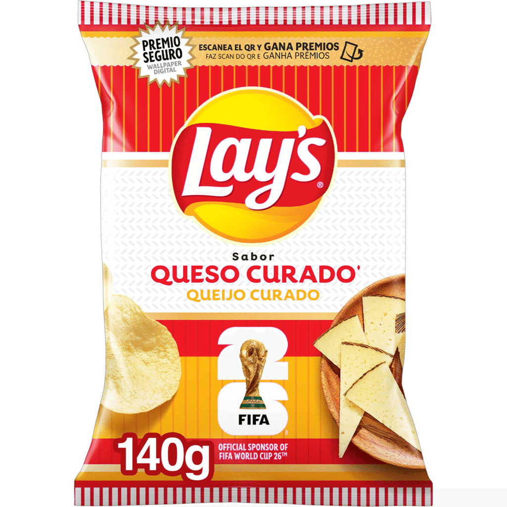 Batata Frita Lisa Sabor Queijo Curado - LAY'S