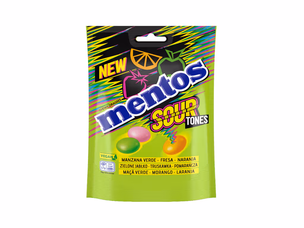 Drops De Fruta Sour 140g - MENTOS