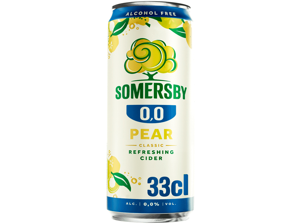 Sidra Pêra 0.0% Lata 0.33l (sdr) - SOMERSBY
